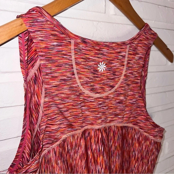 Athleta Orange Athletic Running Top with Zipper Pouch, Women’s Size Small - Picture 5 of 9
